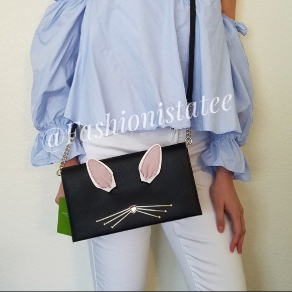 kate spade Handbags - NWT KATE SPADE RABBIT BUNNY HOP TO IT CROSSBODY